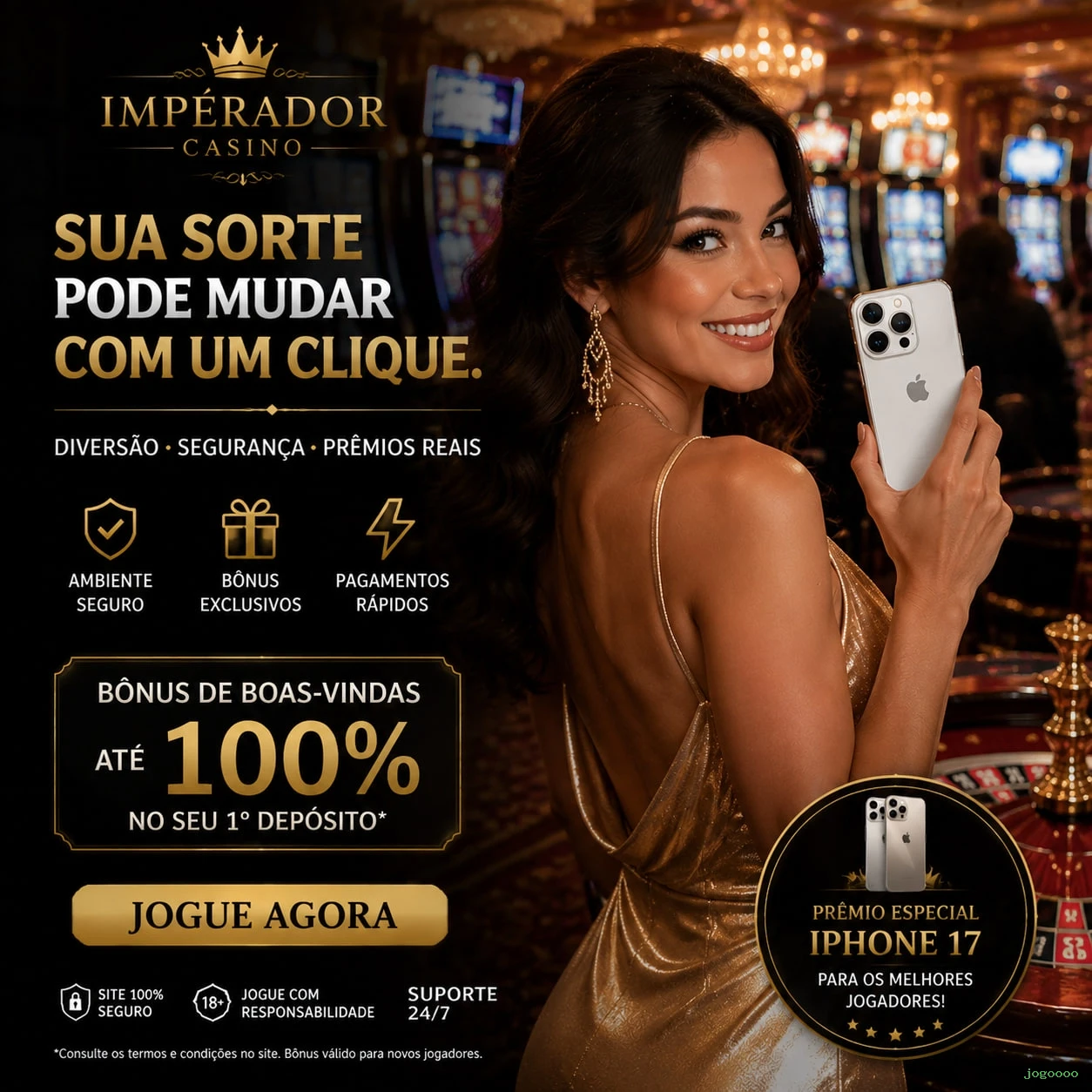 Bônus boas-vindas jogoooo R$100